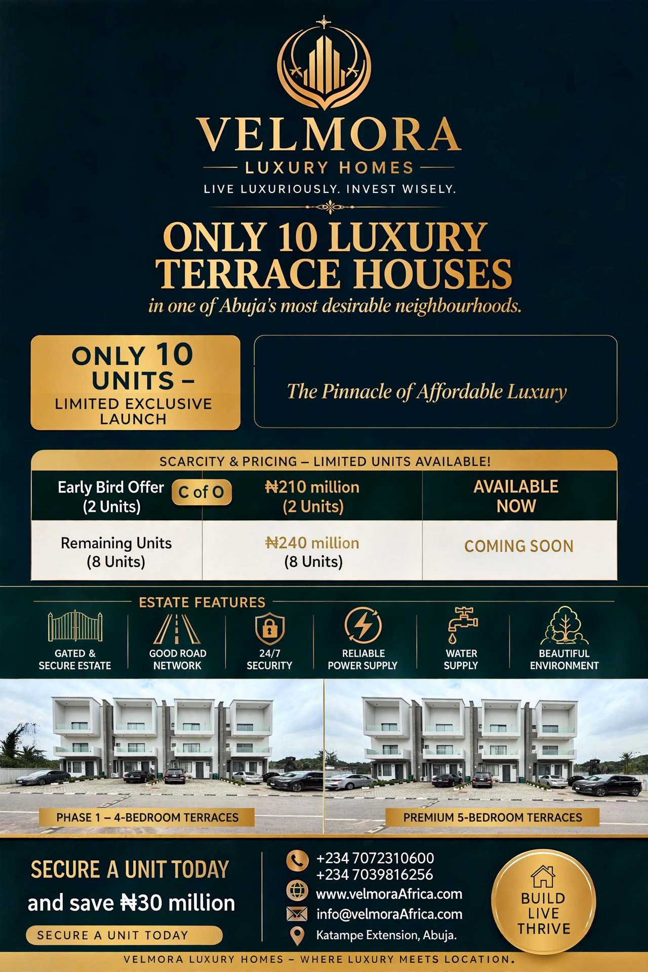 Velmora Luxury Homes Katampe